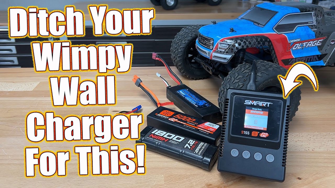 SMART Budget Charger For All RC Car Batteries Spektrum S155 G2 Quick