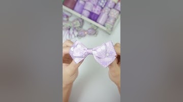 Làm Kẹp Tóc Tím Mộng Mơ - Handmade #DIY #handmade