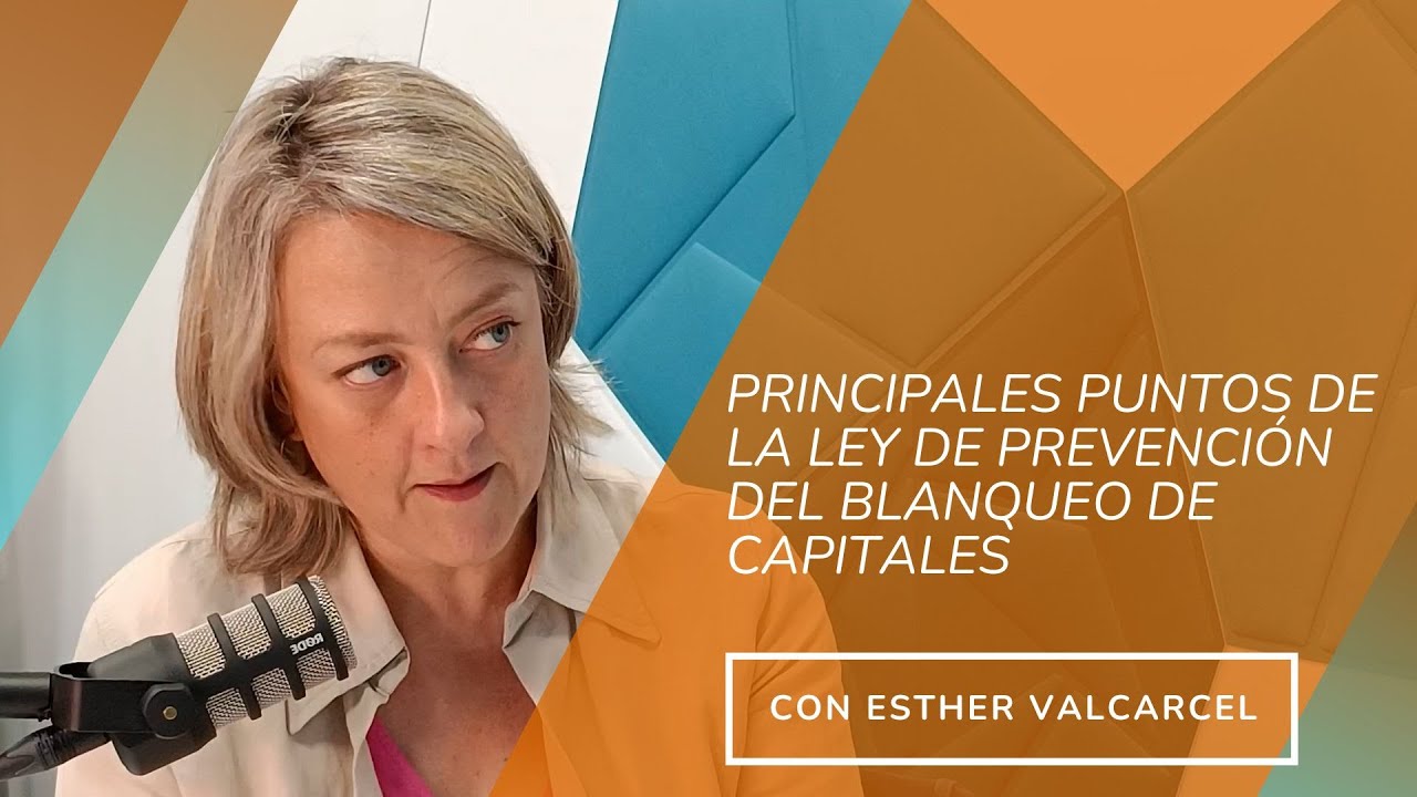PROG.13.- Principales puntos de la ley de prevención del blanqueo de capitales