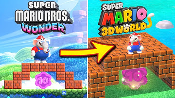 Super Mario Bros Wonder REMADE in Super Mario 3D World + Bowser