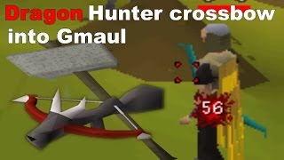 OSRS | (NEW) Dragon Hunter crossbow into Gmaul | PK Commentary #2 | 1 R 0 N_H1DE