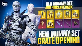 😱ALL MUMMY SETS BACK CRATE OPENING PUBG screenshot 1