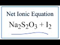 Net Ionic Equations and Spectator Ions