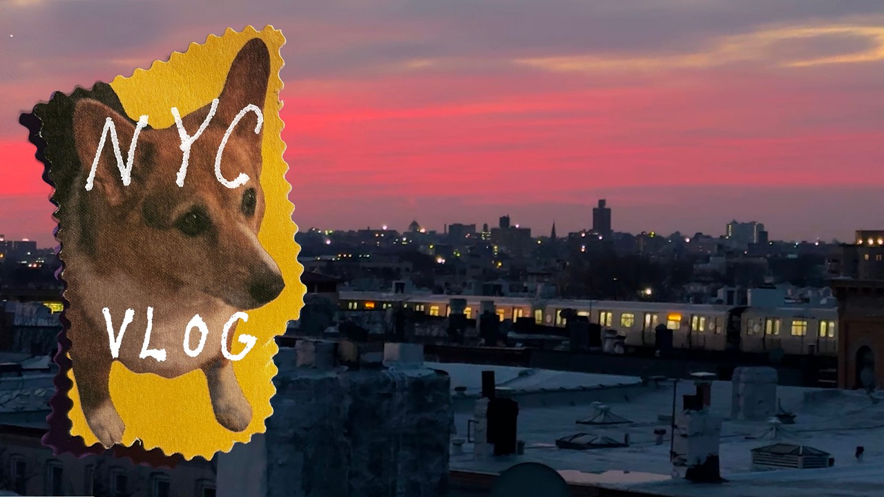 nyc artist vlog | painting, art opening, shopping in the lower east side