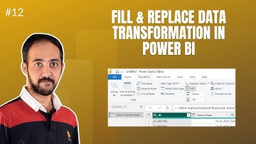 Fill and Replace Data in Power BI - Shiva Charan #datatransformation  #powerbitutorials #powerbi
