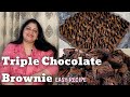 Making  packing chocolate brownies for giveaway winners  sulus sweet life