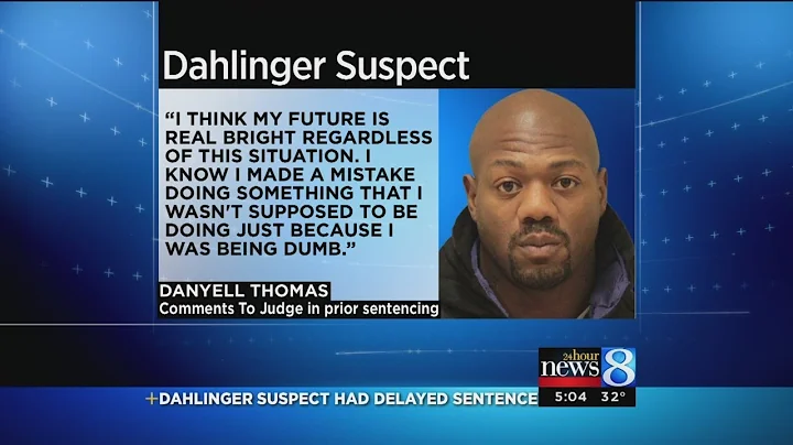 Dahlinger suspect had delayed sentence