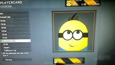 Black Ops Emblem:  Despicable Me Minions