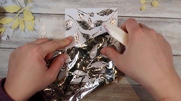 Using Heat foil without heat! #AlinaCuttle #Alinaheatfoil