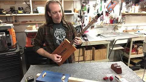 3 String Thursday - Mike Snowden - Setting Intonation Cigar Box Guitar