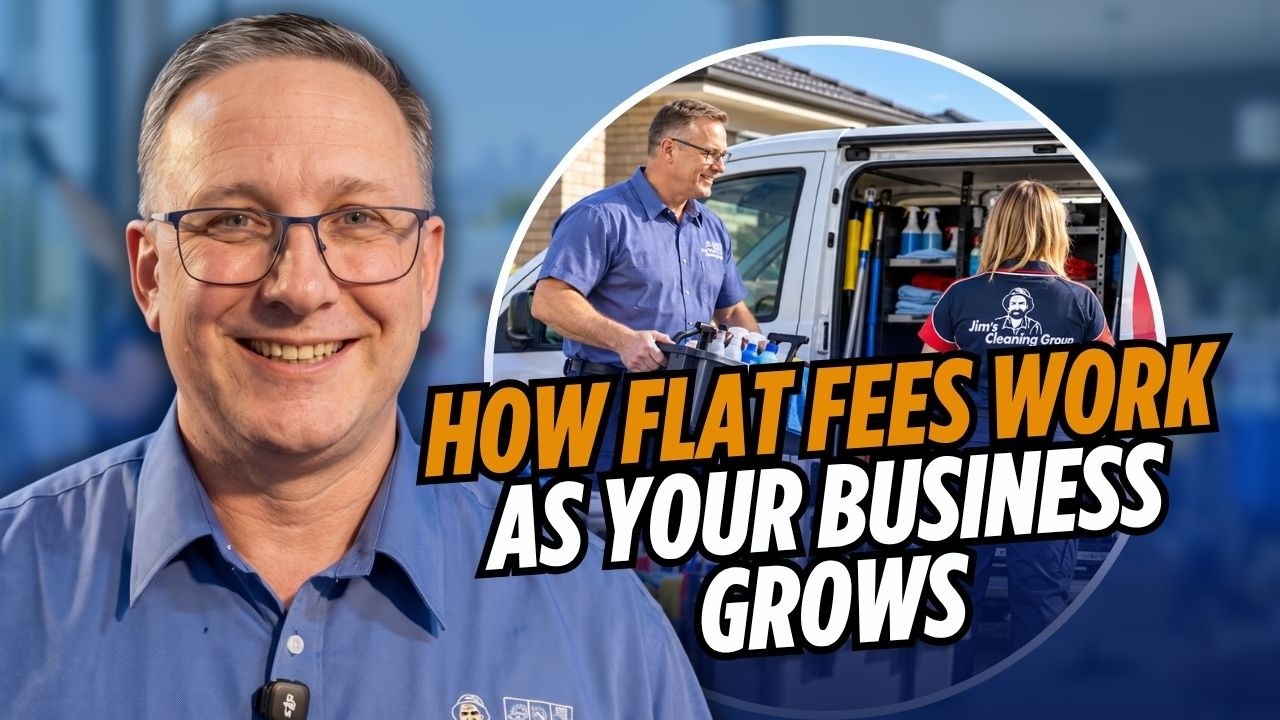 Why a flat fee means you pay less as your cleaning business grows - Interview with Mark Eather