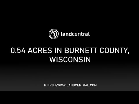 Property 13907: 0.564 acres in Burnett County, WI