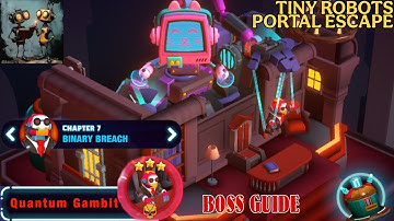 Tiny Robots Portal Escape Chapter 7 Binary Breach - Quantum Gambit