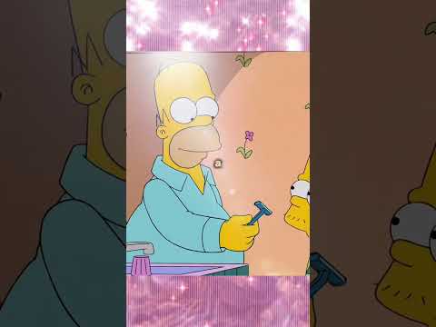 Гомер впервые побрился 🤯 #simpsons #thesimpsons #симпсоны