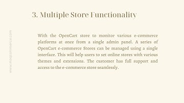 What are the Advantages of Using the Open Cart Store for your Ecommerce Applications