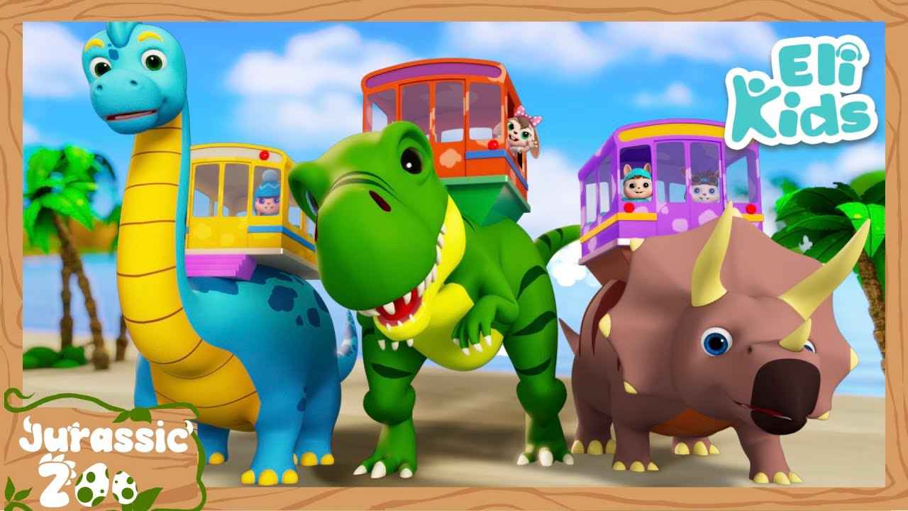 Dinosaur Bus MEGA Collection Jurassic Zoo Fun Eli Kids Songs