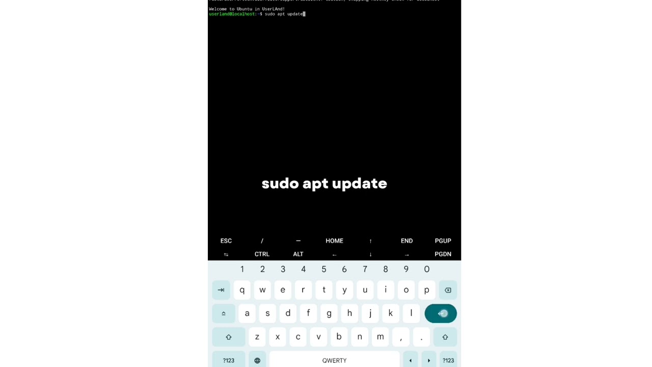 Install MySQL on Android mobile using UserLand App