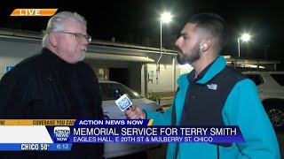 Memorial service held for Terry Smith, bartender who died trying to break up fight at The Oasis Bar