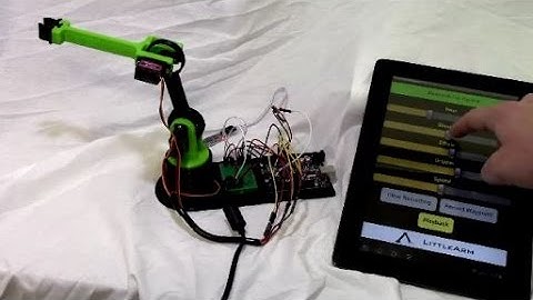 LittleArm Arduino Robot Kit Control with Android App
