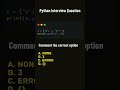 Python Interview Question (Part 37) || Interview Prep By Schoolabe