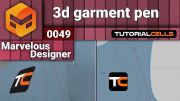 0049. 3d garment pen in Marvelous Designer
