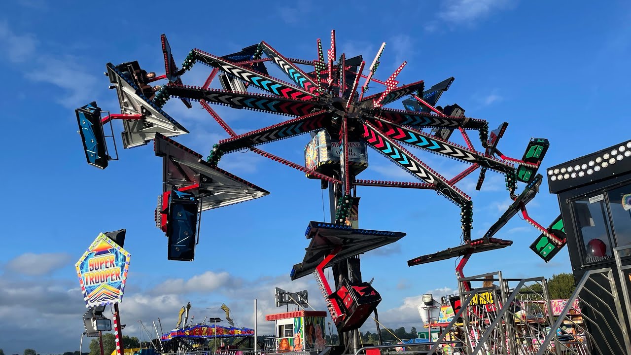 Super Trooper (James Crecraft) On Ride Wimborne Fair 2021 - YouTube