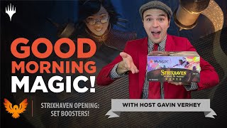 Let's Open a Strixhaven Set Booster Box! | Good Morning Magic