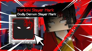 GODLY YORIICHI DEMON SLAYER MARK ACTIVATION IN MINECRAFT DEMON SLAYER!