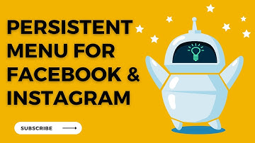 VauBot   Creating Persistent Menu For Facebook & Instagram