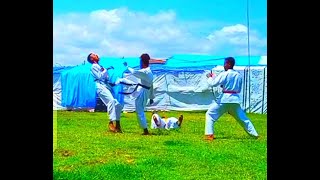 #Shorts wonderful female karate fighther አስገራሚ  ሴት የካራቴ ድብድብ