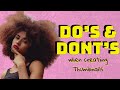 Do's & Dont's to follow when creating a Thumbnail - Adobe Express Tutorial