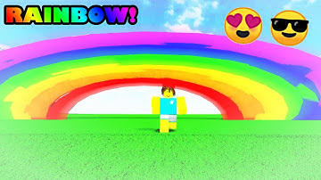 How to make a Rainbow in Obby Creator | Roblox | superJ