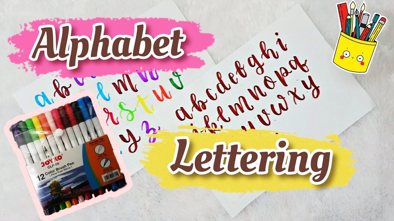 ALPHABET LETTERING || TUTORIAL - YouTube