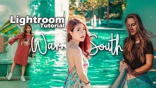 Lightroom CC Tutorial - Warm South Color Tone ( Bonus Free Presets ) screenshot 5