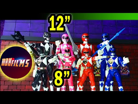 12" Hasbro Power Rangers Figures = Weapons for 1993 8" Action Figures?