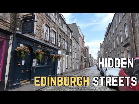 Edinburgh's New Town: 4K Walk Through Historic Back Streets