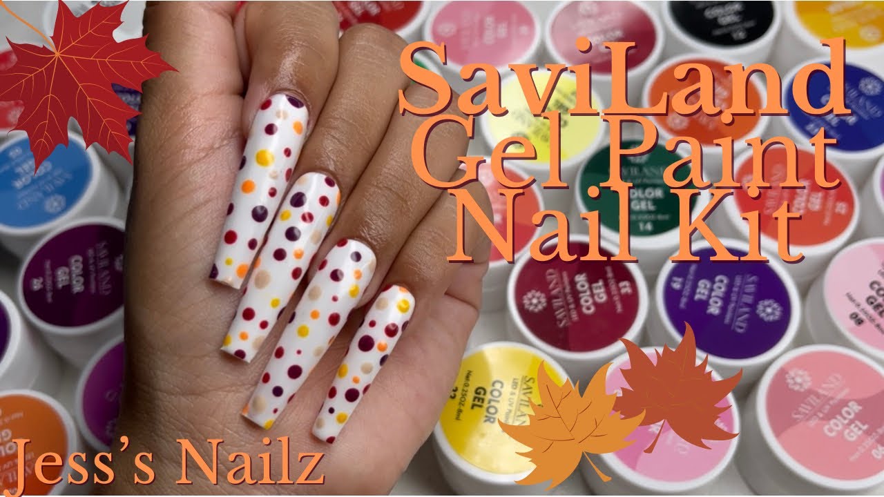SAVILAND GEL PAINT NAIL KIT + FALL NAILZ | UNBOXING + REVIEW