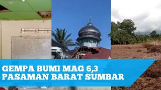 VIDEO FULL :DETIK DETIK GEMPA GUNCANGKAN PASAMAN BARAT SUMBAR DENGAN M 6,2