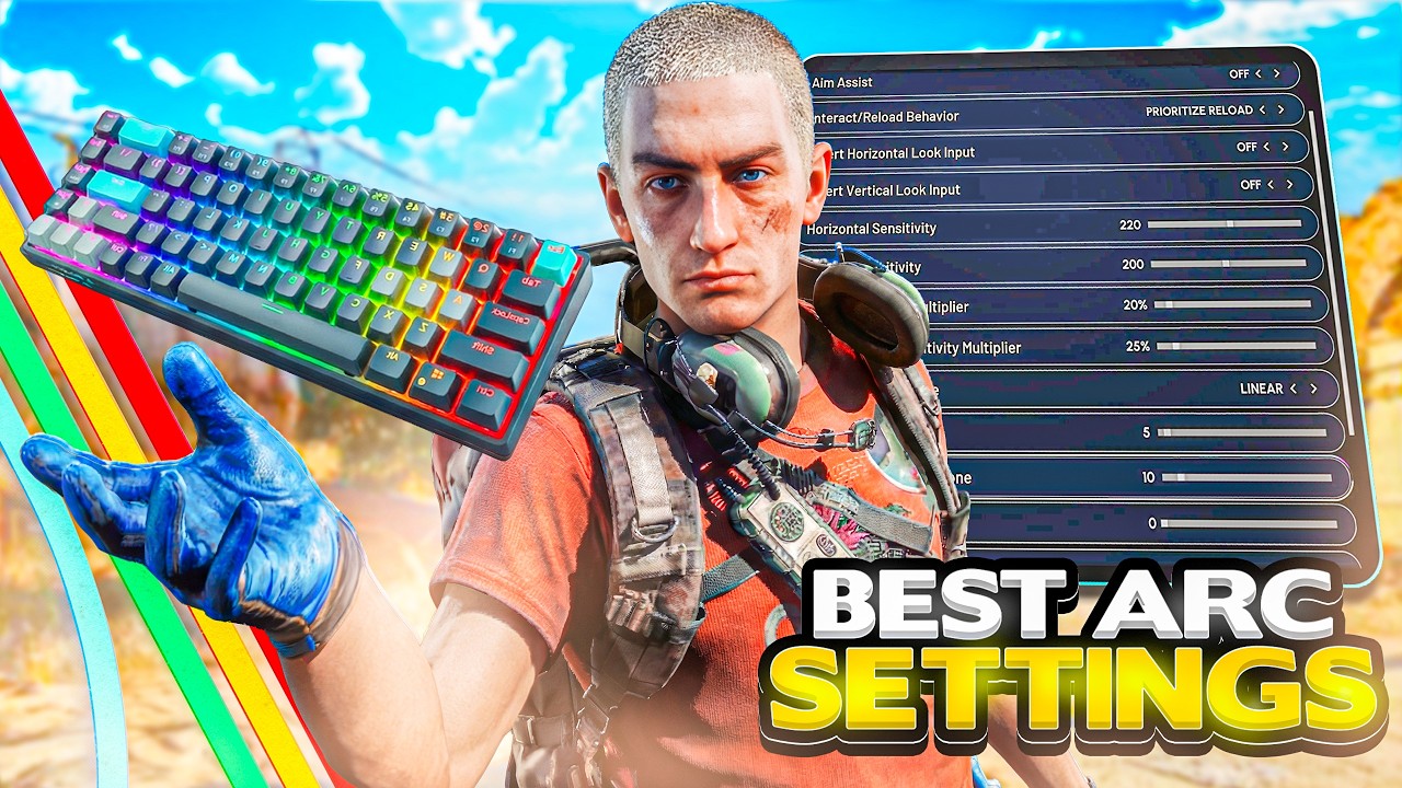 Лучшие настройки клавиатуры и мыши для PvP в ARC Raiders! (Растягиваемое разрешение, дерево навык...