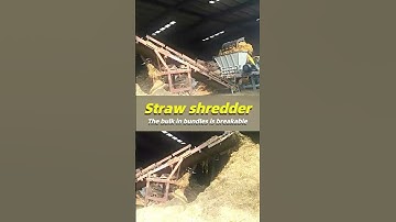 Agricultural and Forestry Straw Shredded in an Instant! The Amazing Power of the Straw Shredder