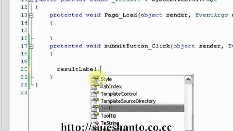 Asp.Net tutorial in tamil part -4 Events