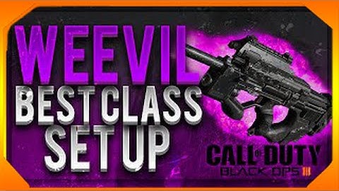 Black Ops 3 : BEST "WEEVIL" CLASS SETUP 