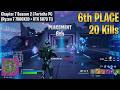 20 Kills 6th Place | Chapter 7 Season 2 Fortnite PC NO Commentary (Ryzen 7 7800X3D + RTX 5070 Ti)