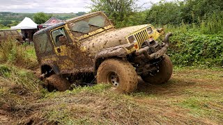 Off-Road 4x4 ►  Gros bourbiers à Rouvroy 🤩 Jeep Wrangler YJ 4.0L au rupteur !