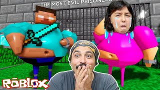 Roblox Mi̇necraft Hapi̇shanesi̇nden Kaçiyoruz Roblox Herobrine Barrys Prison Run Scary Obby