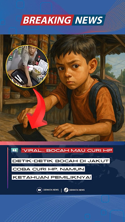 VIRAL!.Bocah di jakut niat mencoba mencuri handphone milik penjaga warung namun gagal! #breakingnews