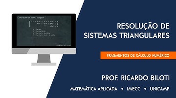 Resolução de sistemas triangulares