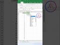 Excel Tricks 🌠🌠|| #youtube #youtubeshorts #shorts #short #shortvideo #viral #viralvideo #excel
