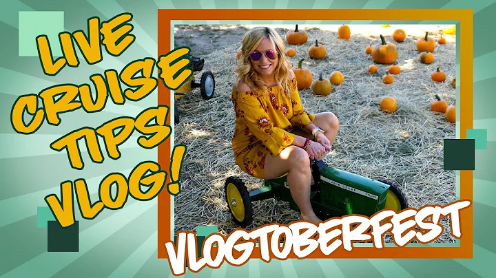 Live Weekly Cruise Tips Vlog - Vlogtoberfest!