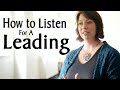 How to Listen for a Leading